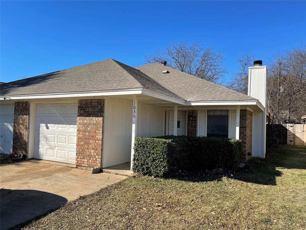 1036 Irene St, Burleson, TX 76028 Townhome Rentals in Burleson TX