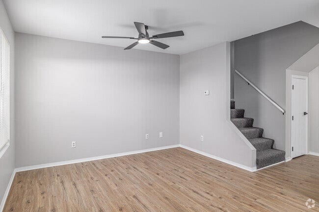 2BR, 2.5BA - 1,050SF - Living Room - Rosehill Townhomes