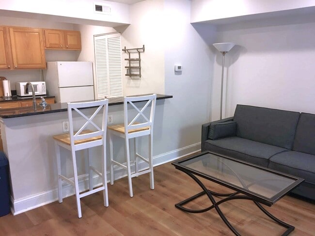 Living Room / Kitchen - 1721 Euclid St NW