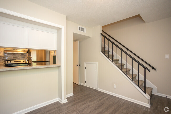 2BR,1.5BA - Living Room - Chesney Woods Apartment Homes