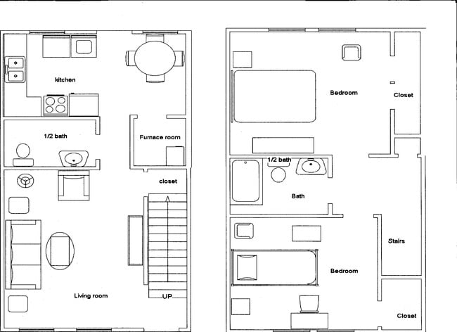 Townhome Floor Plan - Emerton Place Townhomes