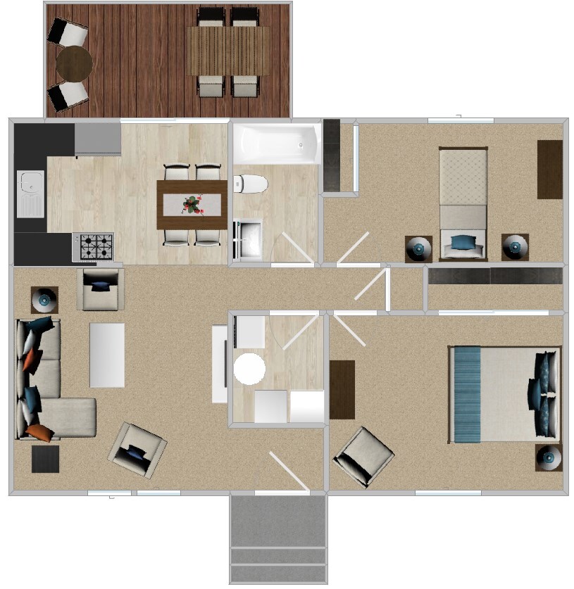 Floor Plan - 512 E Moore St