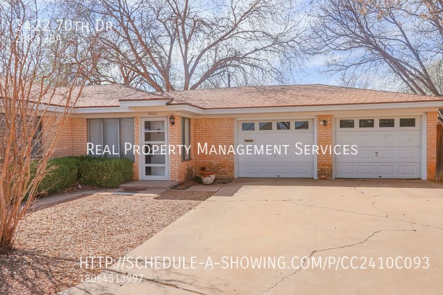 Lovely 2/2/2 Duplex House for Rent in Lubbock, TX