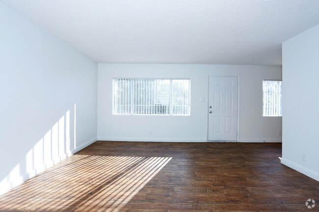 2BR, 1BA - 849 SF Living Room - Strata Apartments