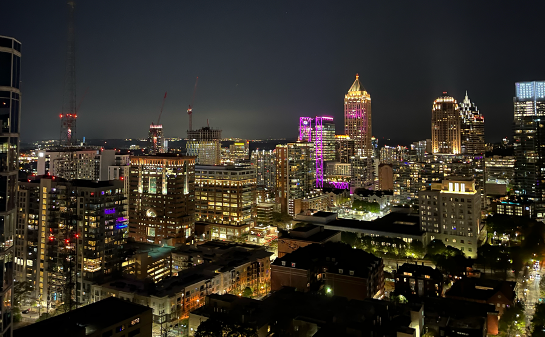 View from Balcony - 855 Peachtree St NE