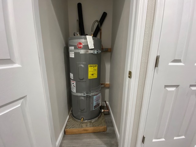 Water heater in unit - 29280 Bowhill Rd