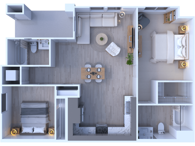Plano de planta - Continental Villages