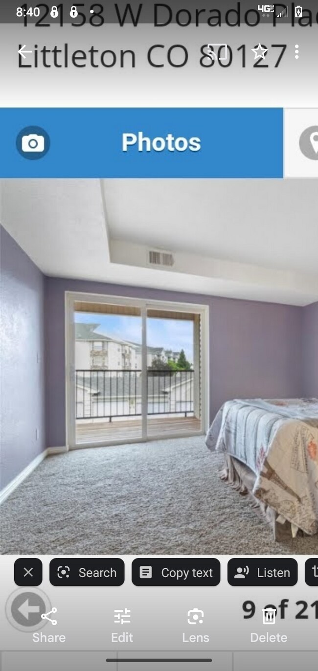 Master bedroom - 12158 W Dorado Pl