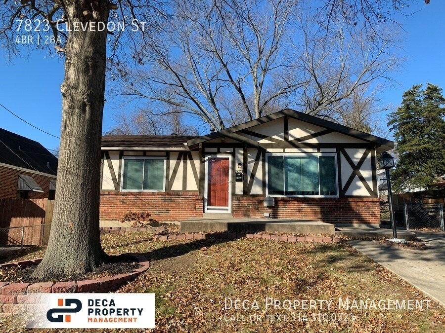 7823 Clevedon St, St. Louis, MO 63123 House Rental in St. Louis, MO