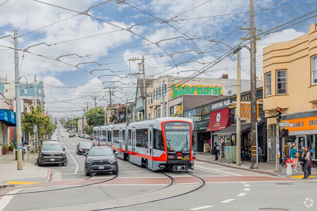 Cable cars connect the Inner Sunset to the rest of San Francisco.