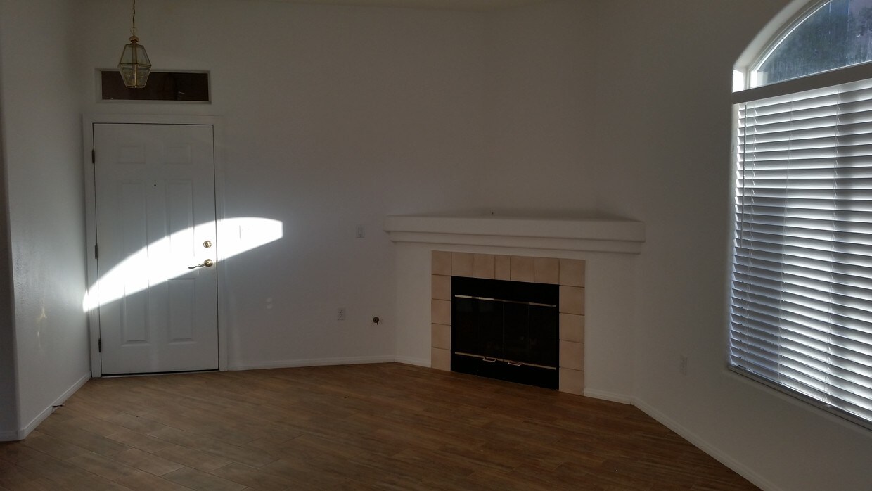 Main entry - gas fireplace - 700 Carnegie St