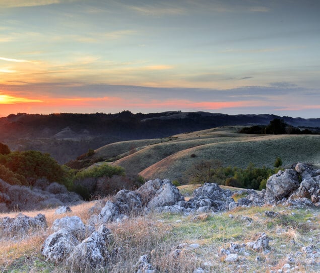 A Black Mountain sunset
