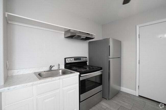 1 dormitorio, 1 baño - 250 pies cuadrados - Cocina - Olympic Apartments