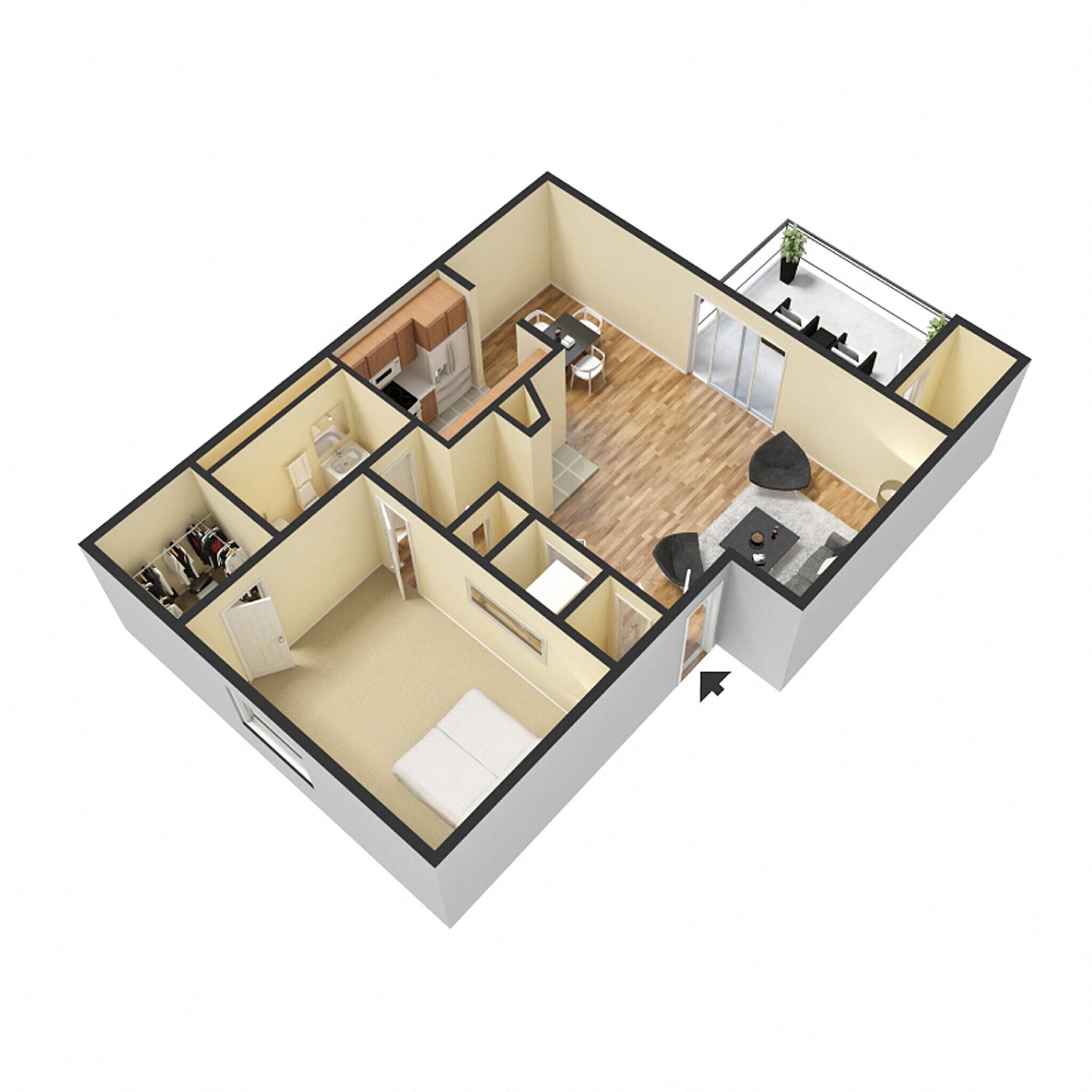 Briarwood of Toledo – 1 Bedroom Apartment