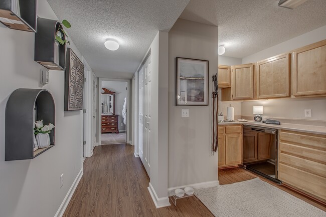 Kitchen + Hallway - Tennessee Park Apartments