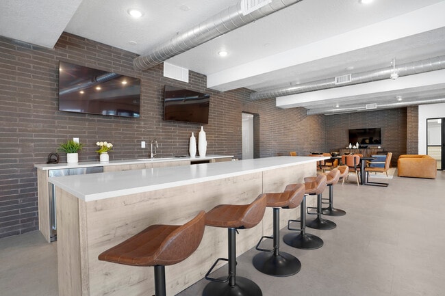 Large Bar in Game Room with TV's to Enjoy the Game - Sorella