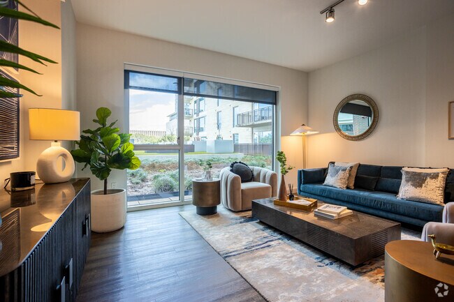 B1 - Living Room - Avenue Grove Apartments