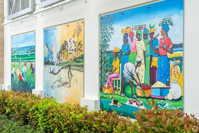 Little Haiti is famous for its murals.