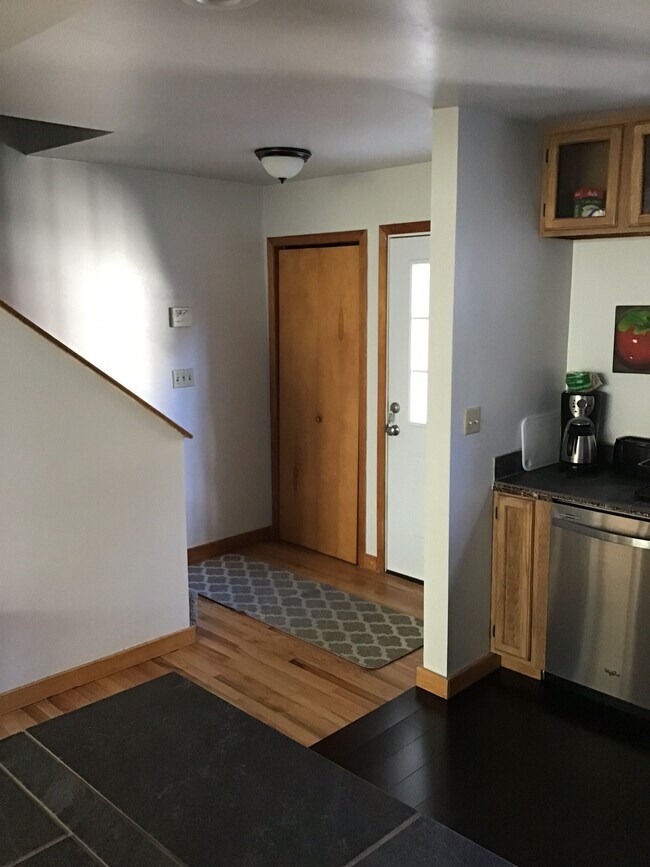 Backdoor and stairs to second floor - 1816 E. Jefferson St.