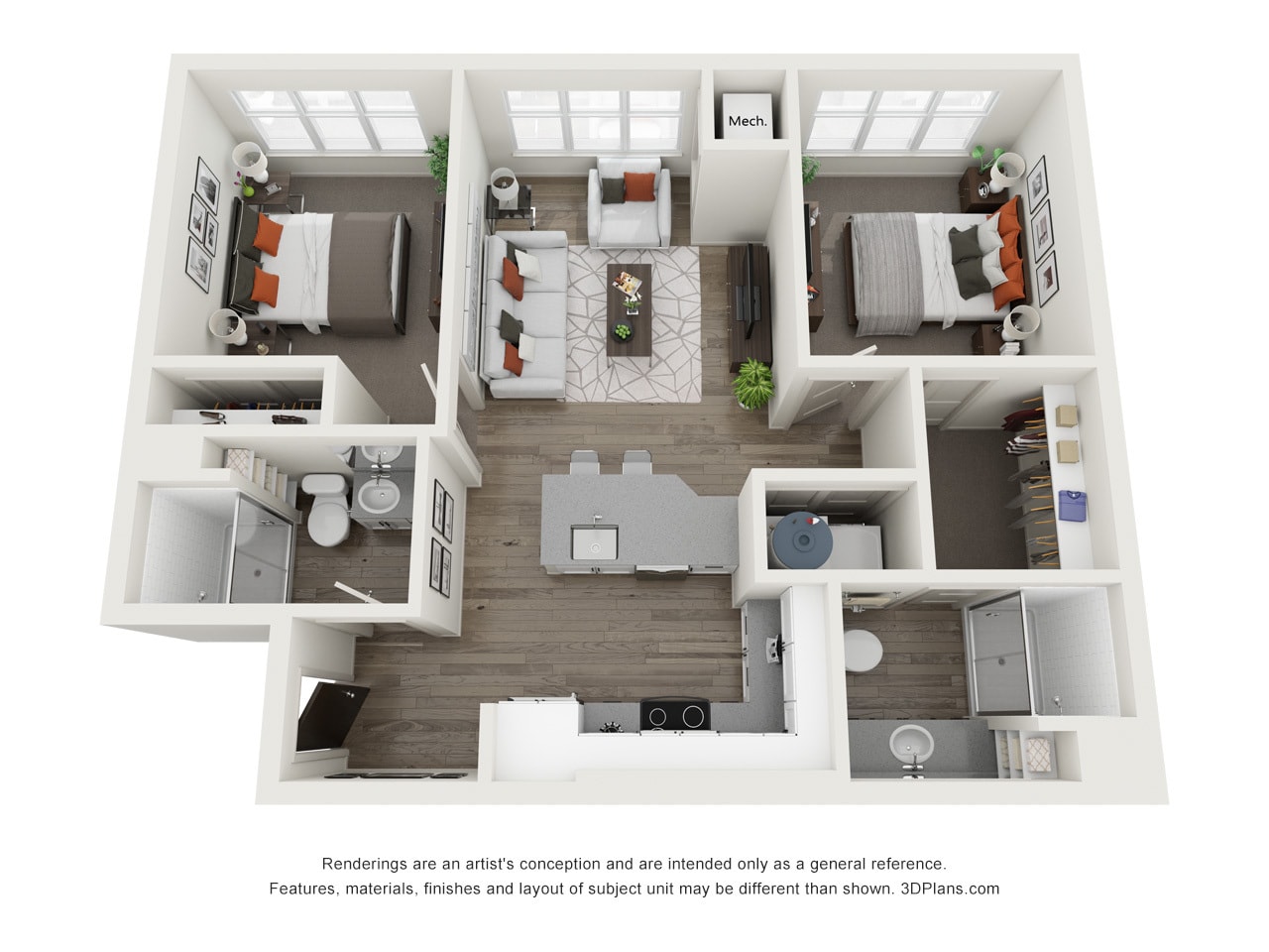 Foundry Lofts – 2 Bedroom
