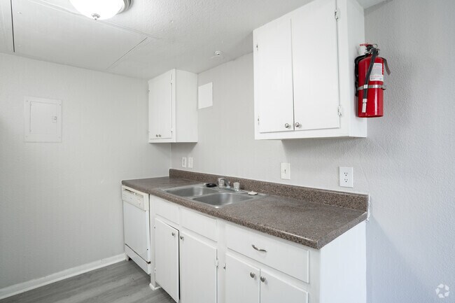 1 dormitorio, 1 baño - 721 pies cuadrados - Cocina - Valhalla Apartments