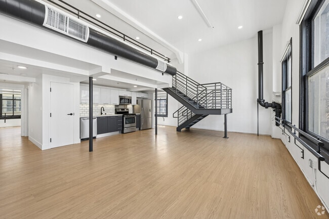 3BR, 2BA - 1,590SF - Living Room - The Judson