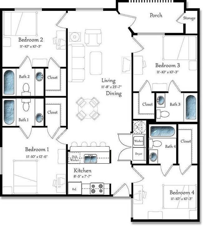 4000 SW 23rd St Unit 4302, Gainesville, FL 32608 Condo for Rent in
