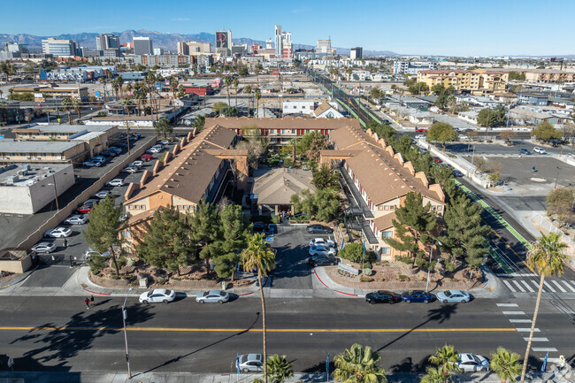 Context View of Downtown Las Vegas - Fremont Villas