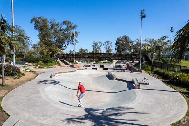 The Linda Vista Skatepark is San Diego's largest skate park.