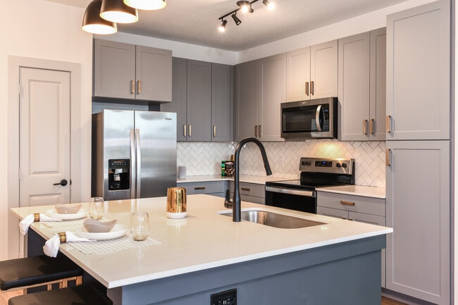 Create meals and memories in your modern kitchen. - The Menlo