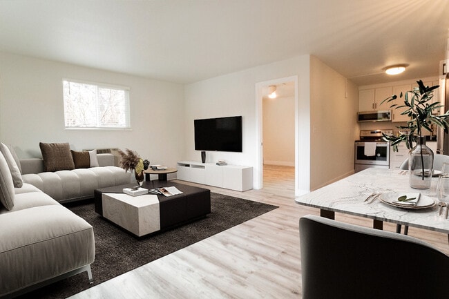 Renovated 1 BR, 1 BA - Living Room - The Verse