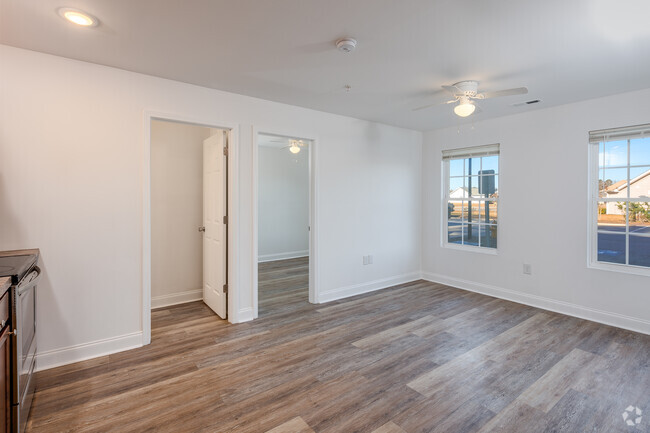 Living room from entry. - Hemingway Apartments