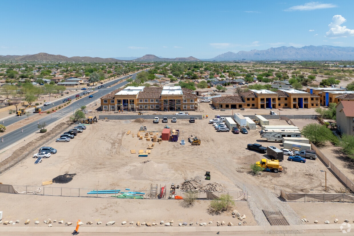 Aerial Photo - Desert Dove Apartments