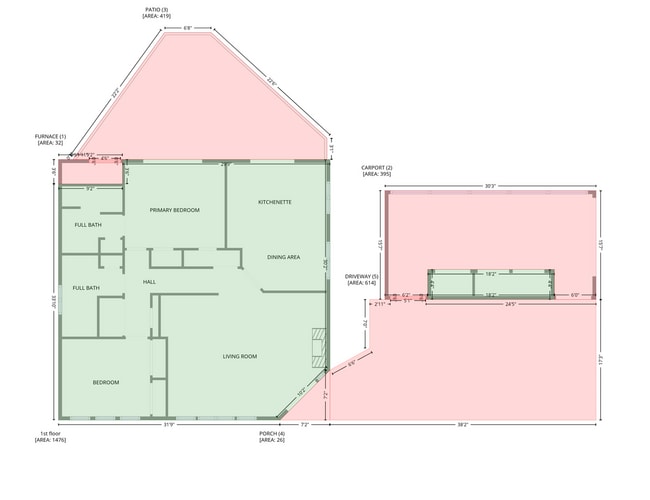 Foto del edificio - Beautiful 2 Bedroom / 2 Bath Bungalow Next to Hidden Valley Golf Club with Large Private Patio, N...