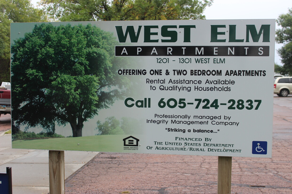 Property Sign - West Elm Apartments