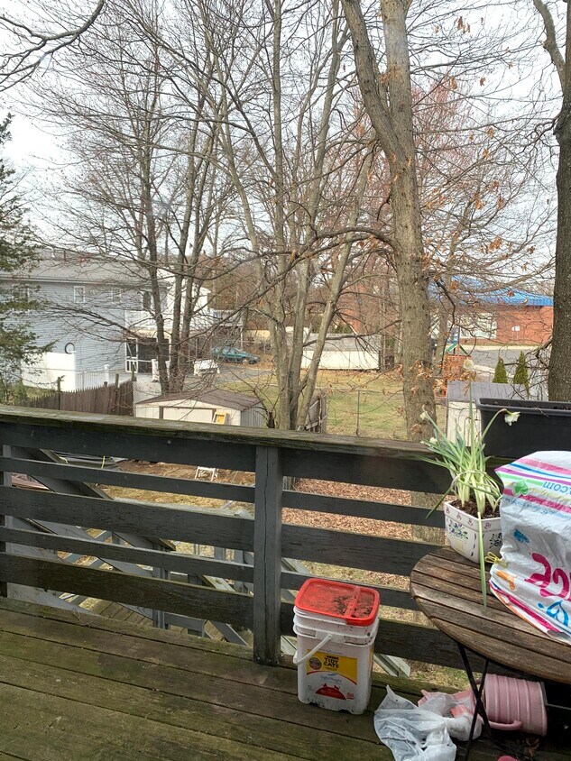 deck and yard - 635 Osgood Ave