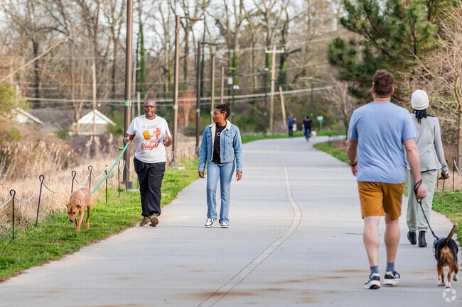 Just a quick jump over to the West End gains you access to the Atlanta Beltline.