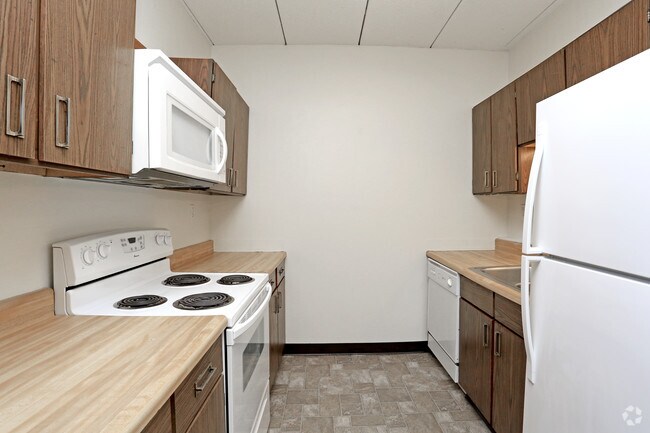 2 habitaciones, cocina clásica - St. Vallerie Apartments