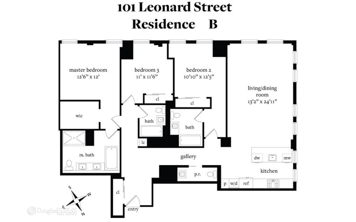 101 Leonard St Unit 5B, New York, NY 10013 Condo for Rent in New York