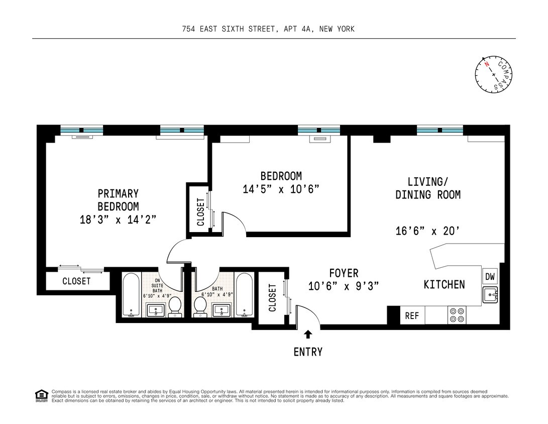 754 E 6th St Unit 4A, New York, NY 10009 Apartment for Rent in New York, NY