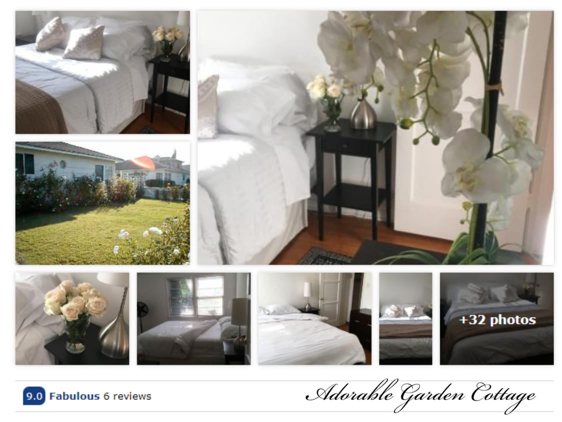 Adorable cabaña con jardín y patio privado - 6078 W 18th St