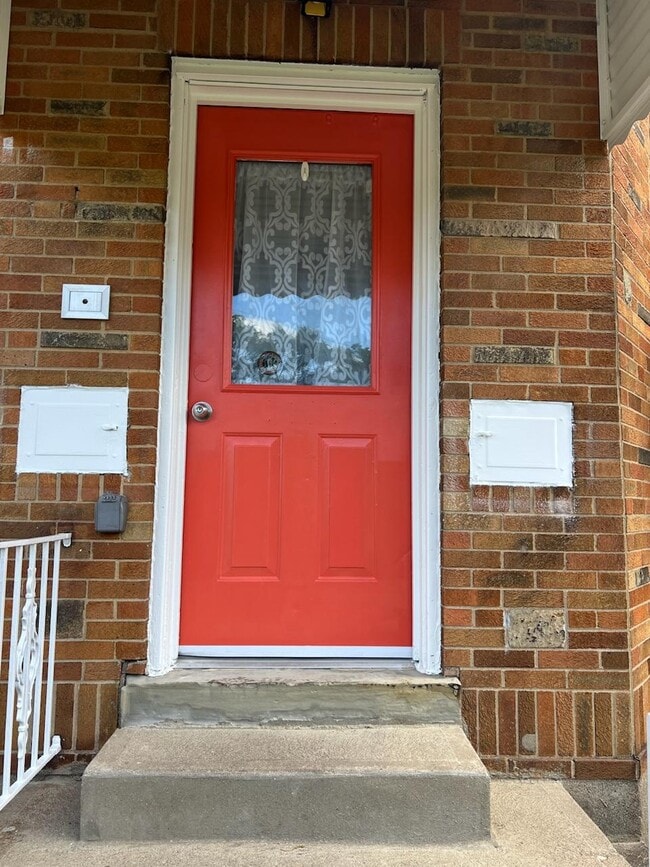 Newly Painted Front Door - 4525 Roth Ave