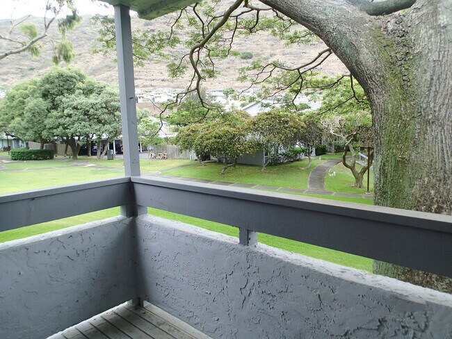 View from downstairs lanai - 1121 Kumukumu St #A