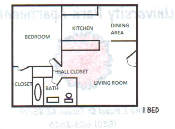 1HAB/1BA - University Park Apartments