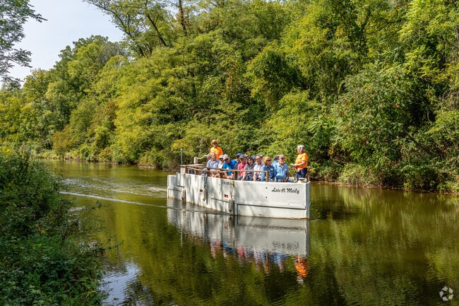 Union Canal boat tours offer scenic views near Myerstown.