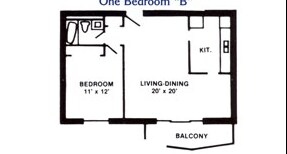 Bishop Park Apartments – 1 Bedroom High Rise