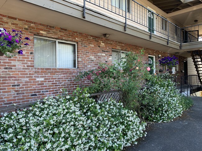 Walkway along 2 bedrooms - The Milwaukian Apartments