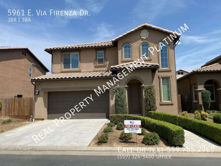 2,400 Church & Fowler, Tuscan Villas Gate... House Rental in Fresno