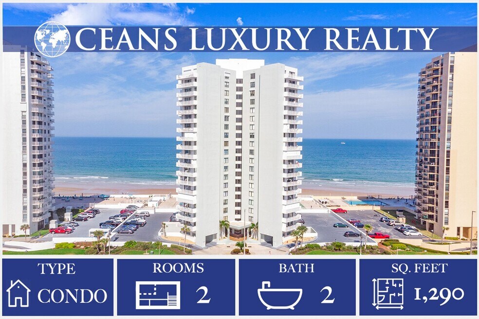 Fully Furnished 2-Bedroom, 2-Bath Beachfront Condo