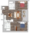 2 Bedrooms A